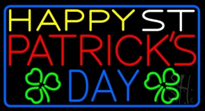Happy St Patricks Day Neon Sign