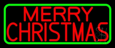 Red Merry Christmas Neon Sign
