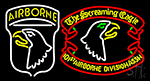 Airborne Division Screaming Eagle Neon Sign