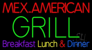 Mex American Grill Neon Sign