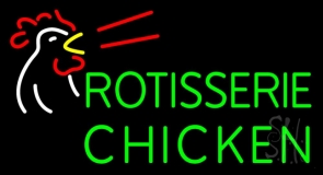 Rotisserie Chicken Neon Sign