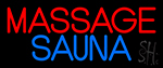 Massage Sauna Neon Sign