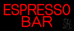 Red Espresso Bar Neon Sign