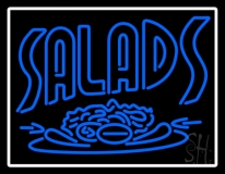 Blue Salads Neon Sign