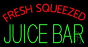 Fresh Squeezed Juice Bar Neon Sign