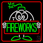 Bomb Fire Work 1 Neon Sign
