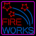 Fire Work Multi Color 1 Neon Sign