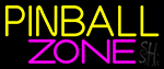 Pinball Zone 4 Neon Sign