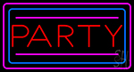 Party Border Neon Sign