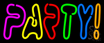 Double Stroke Party 1 Neon Sign