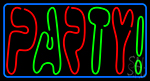 Double Stroke Party 3 Neon Sign