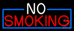 Block No Smoking Neon Sign
