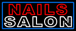 Double Stroke Nail Salon Neon Sign