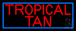 Red Tropical Tan Neon Sign