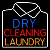 Dry Cleaning Laundry Neon Sign
