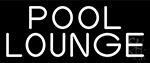 White Pool Lounge Neon Sign