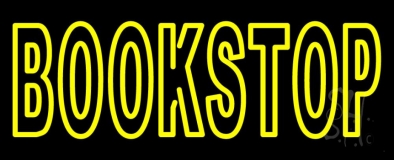 Book Stop Neon Sign