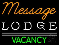 Custom Lodge Vacancy Neon Sign