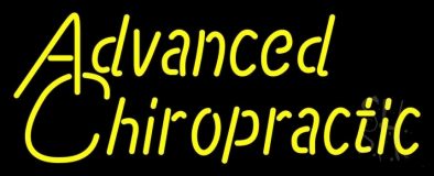 Advanced Chiropractic Neon Sign