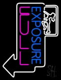 Exposure Full Girl Logo Neon Sign