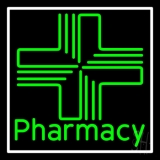 Pharmacy With Plus Logo Neon Sign