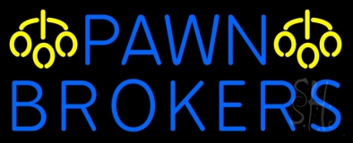 Pawn Brokers Logo Neon Sign