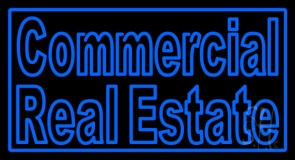 Commercial Real Estate Neon Sign