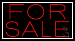 For Sale Neon Sign