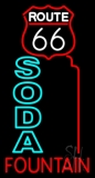 Double Stroke Soda Fountain Neon Sign