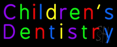 Childrens Dentistry Neon Sign