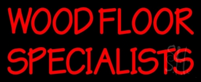 Wood Floor Specialist 1 Neon Sign