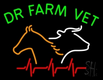 Dr Farm Vet Neon Sign