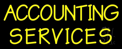 Accounting Service 3 Neon Sign