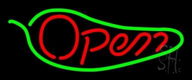 Chili Open Neon Sign
