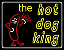Border The Hot Dog King Neon Sign