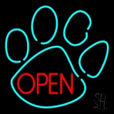 Dog Open Logo 4 Neon Sign