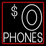 Free Phones 1 Neon Sign