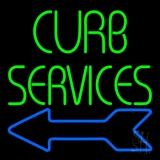 Red Curb Service 1 Neon Sign