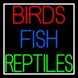 Birds Fish Reptiles Neon Sign