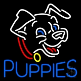 Blue Puppies Neon Sign