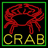 Crab Block With Logo Neon Sign