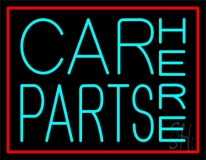 Car Parts Here 1 Neon Sign