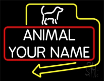 Custom Animal Logo Neon Sign