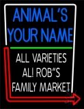 Custom Animal Your Name 1 Neon Sign
