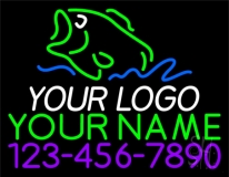 Custom Fish Your Logo Neon Sign