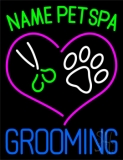 Custom Name Pet Spa Grooming Neon Sign