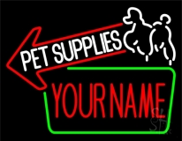 Custom Pet Supplies Name Neon Sign