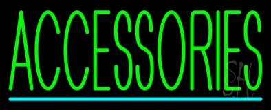 Accessories Turquoise Lines Neon Sign