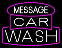 Custom Car Wash 1 Neon Sign