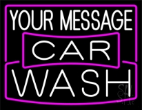 Custom Car Wash 2 Neon Sign